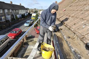 Gutter removal preperations