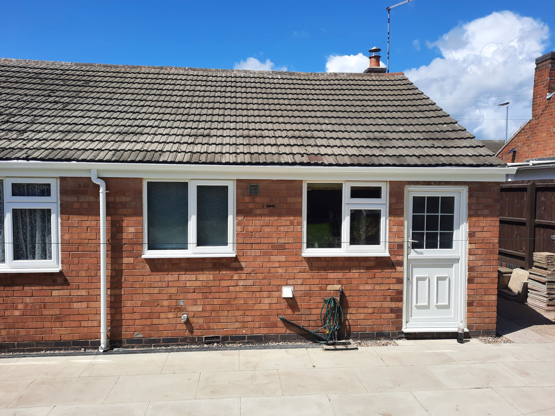 Derby Bungalow Gutters After Rear