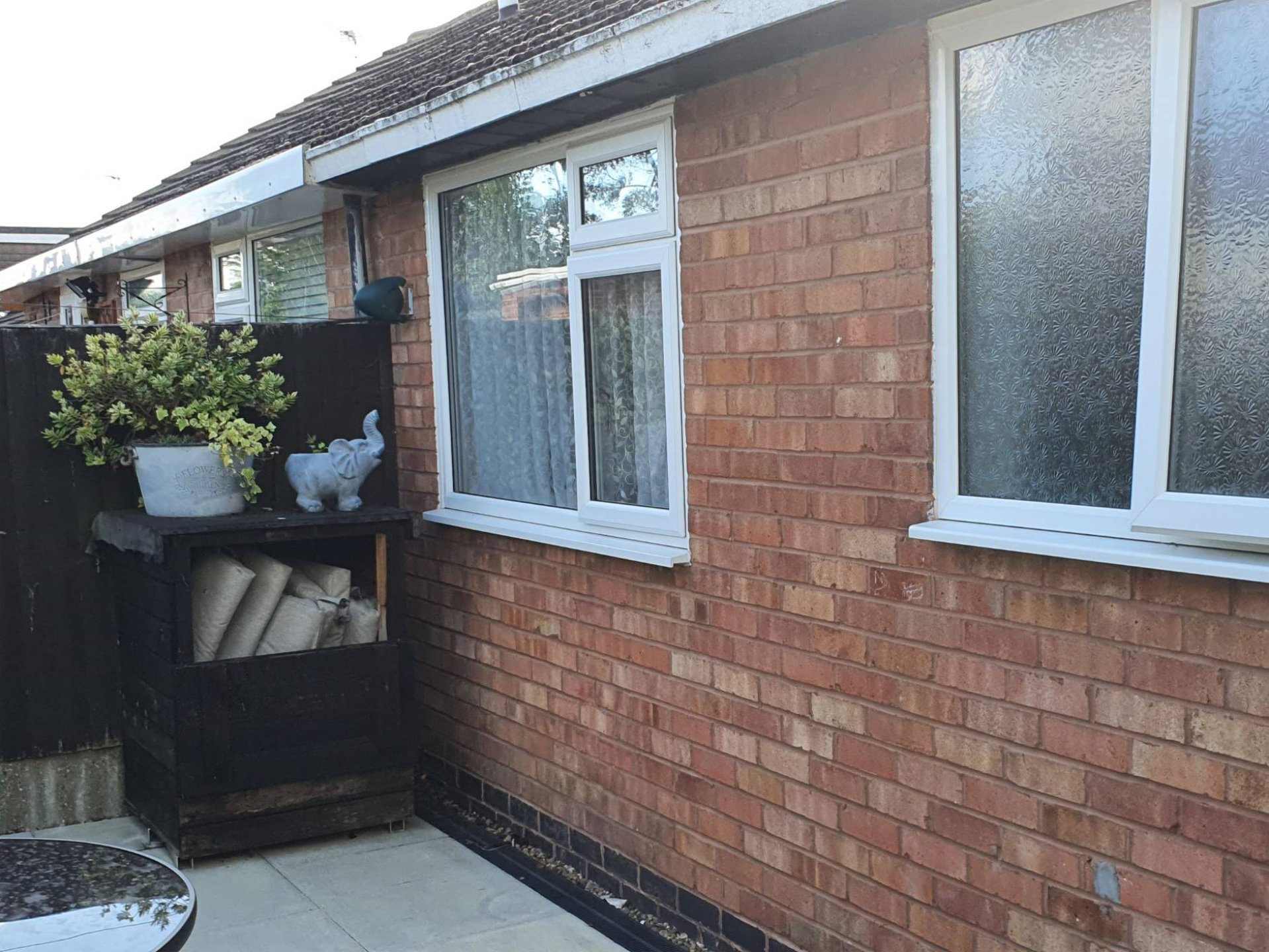 Derby Bungalow Gutters Before Rear