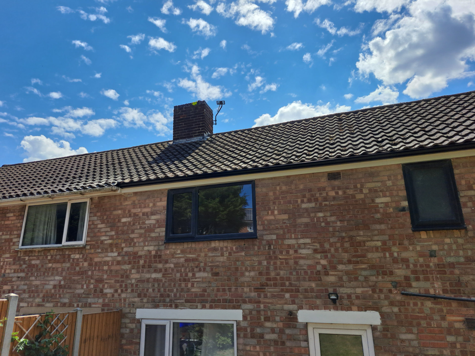 Derby House Gutter Replace Rear After